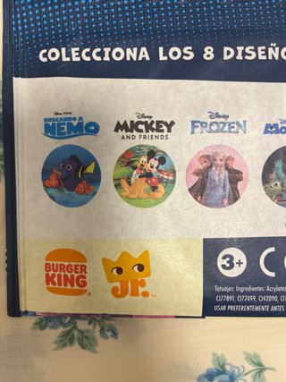 Set Actividades Disney Pixar Burger King Jr.