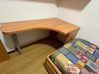 Habitación juvenil, cama con cajones