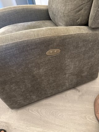 Sillón relax motorizado gris