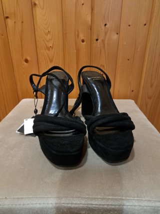 Sandalias Massimo Dutti Piel Plataforma