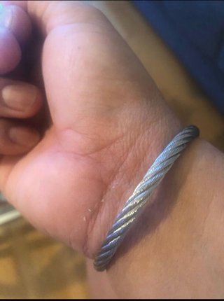 Pulsera Acero Trenzado Hombre