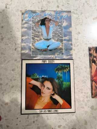2 Vinilos Ana Belén: Que suene el piano y Con las