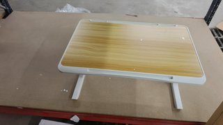 Mesa Auxiliar Plegable Portátil Cama 60x40