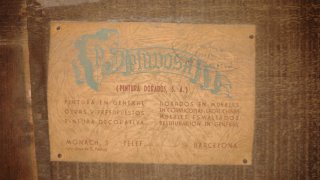Espejo Antiguo Marco Dorado
