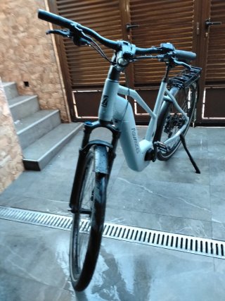 Bicicleta Eléctrica Gris