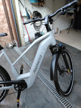Bicicleta Eléctrica Gris