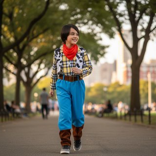 Disfraz Vaquero Niños 7-9 Años | Traje Woody Nuevo