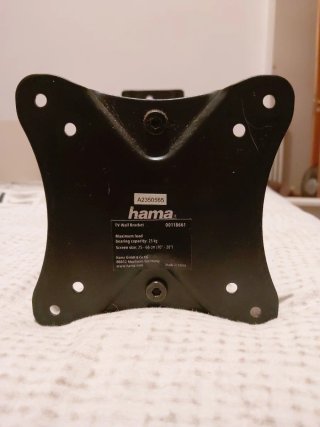 Soporte TV Pared Hama Negro
