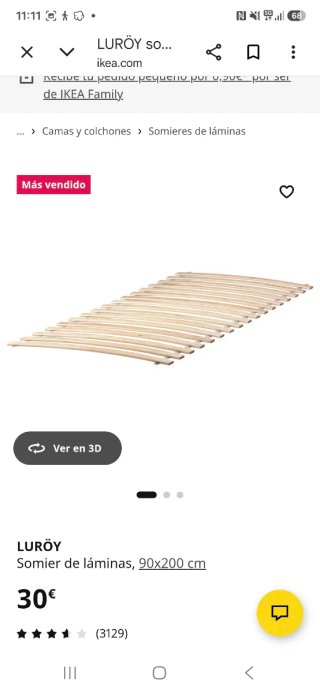 Cama nido IKEA  SLAKT  90x200