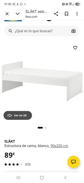 Cama nido IKEA  SLAKT  90x200