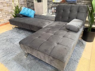 Nuevo sofa cama chaise longue - gris