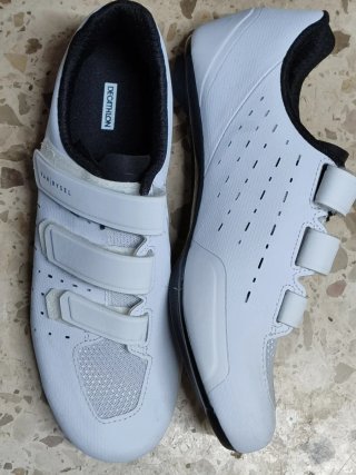 Zapatillas Ciclismo Van Rysel 100 Blancas