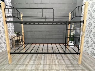 Litera Doble Cama de Madera y Metal 90x190cm