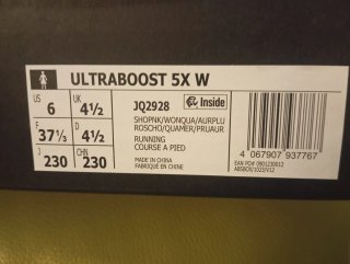 Adidas Ultraboost 5X W Talla 37.5 Rosa