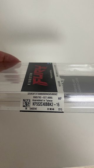 Kingston FURY Beast DDR5 16GB (2x8GB) 5200MT/s