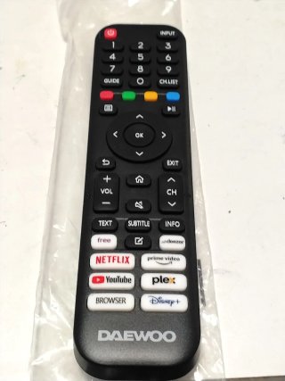Mando a distancia Daewoo TV Nuevo sin estrenar