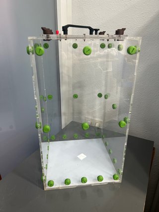 Terrario Caja Forrajero Vertical Transparente