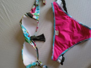 Bikini estampado flores tropicales
