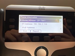 Teléfono Cisco 7841 Gris