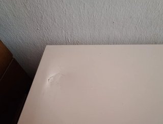 Mueble de salón blanco