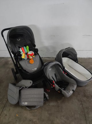 Carro de bebé Jane Voyager gris