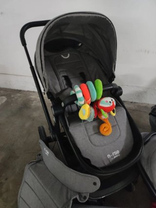 Carro de bebé Jane Voyager gris