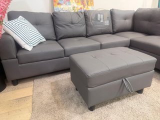 Nuevo sofa rinconera familiar con puff y arcon