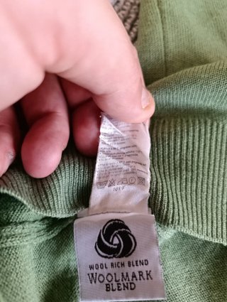 Jersey Lacoste Vintage Talla 8 XXL Verde Lana
