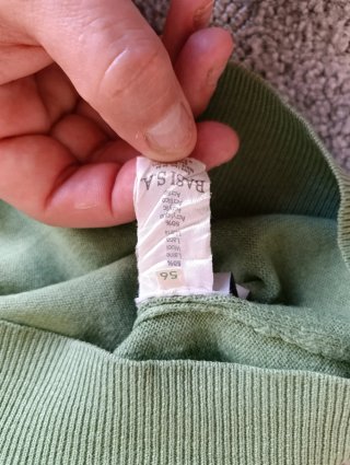 Jersey Lacoste Vintage Talla 8 XXL Verde Lana