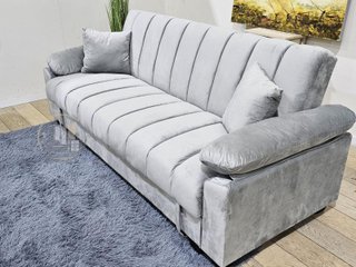SOFA CAMA 3 PLAZAS TERCIOPELO