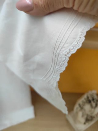 Camicia notte donna puro Lino corredo 52