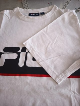 Camiseta Fila Blanca con Logo