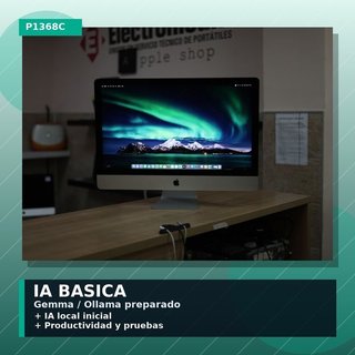 iMac 27 2019 i5 3.7 8GB RAM Radeon Pro 580X 8GB IA básica