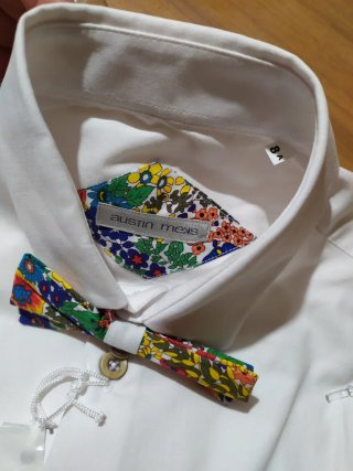 Set 2 camicie nuove bimbo 8 anni complete  papion