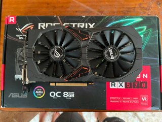 Tarjeta Gráfica Asus ROG Strix RX 570 8GB