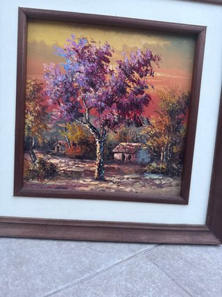 Obra de arte firmada por Lidio Carrasco Mercado