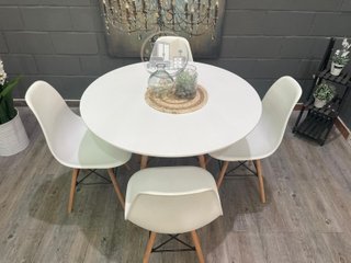 ️ Comedor mesa + 4 sillas estilo nórdico – Nuevo