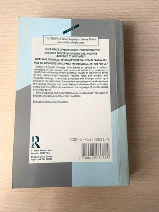 Literature, Language and Change From Chaucer to...