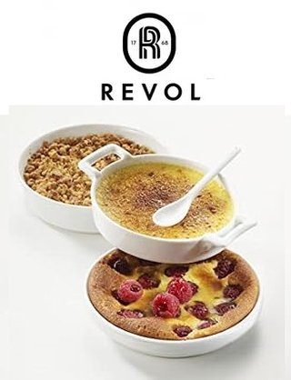 Revol Plato Mini Crème Brûlée Bianco
