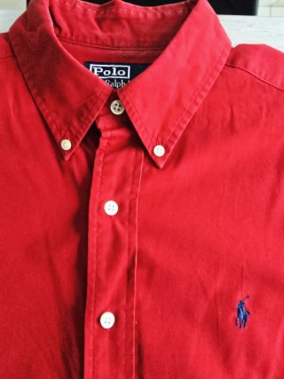 Camisa Polo Ralph Lauren Roja Classic Fit M