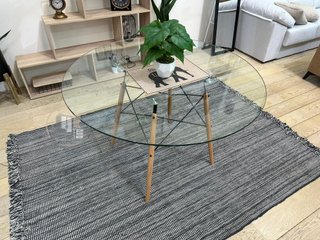 Mesa circular de cristal NUEVA