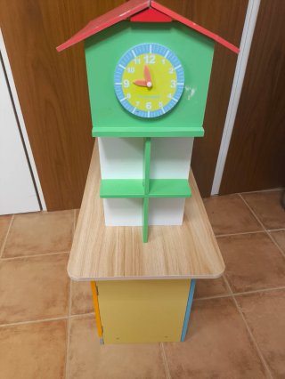 Cocinita de juguete con lavadora
