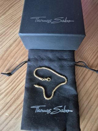 Pulsera Thomas Sabo Plata Bañada Oro