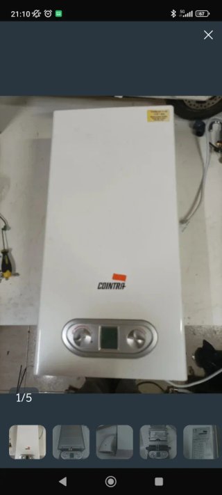 Calentador Cointra Gas Natural Blanco