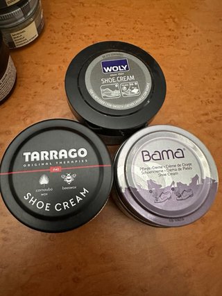 Lote cremas para zapatos multimarca