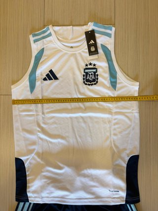 Completo Calcio Argentina Smanicato Adidas Bianca