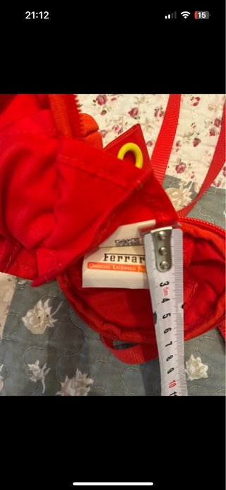 Bolso Bandolera Ferrari Rojo