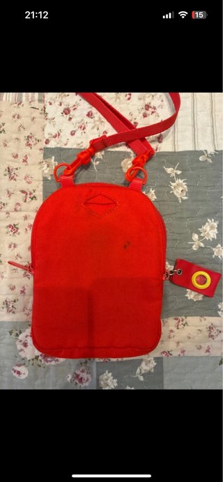 Bolso Bandolera Ferrari Rojo