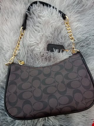 Bolso Coach Negro y Marrón