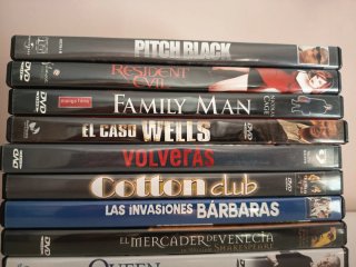 Lote 9 Películas DVD (Varios Géneros)